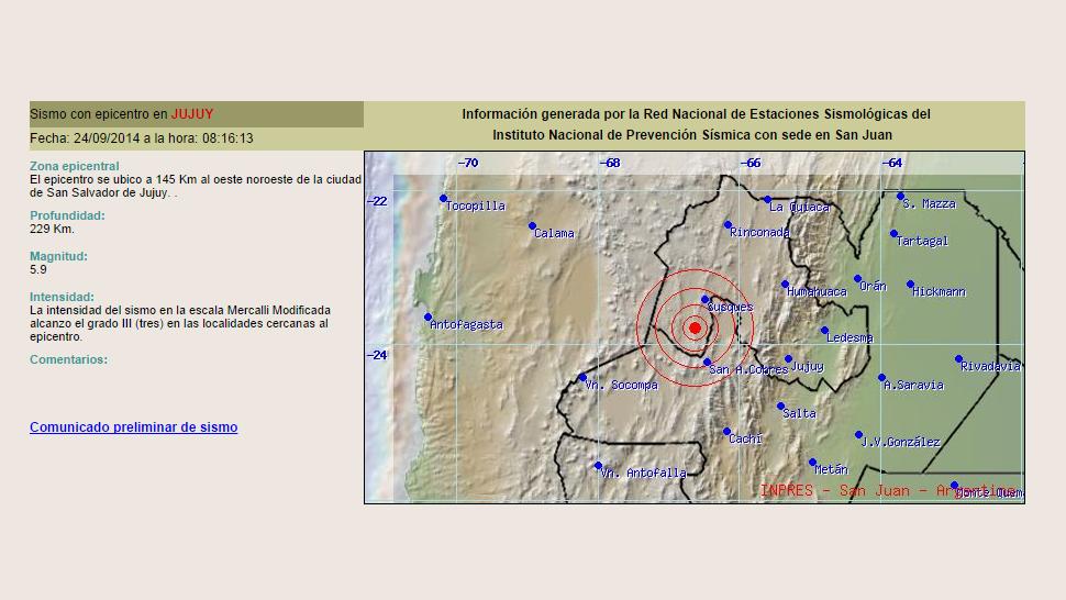 El Sismo De 59 Grados No Se Sintió En San Antonio De Los Cobres La Gaceta Salta 3878