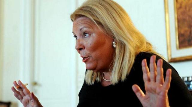 DURA. Carrió disparó contra Jésica Cirio. FOTO TOMADA DE LAVOZ.COM.AR