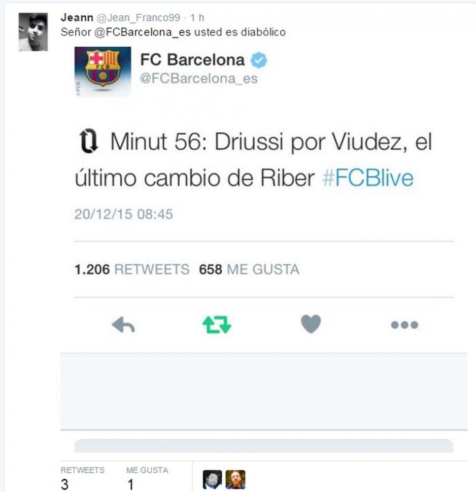 El Barcelona Recordó En Twitter El Paso De River Por La “B” Y Enfureció ...