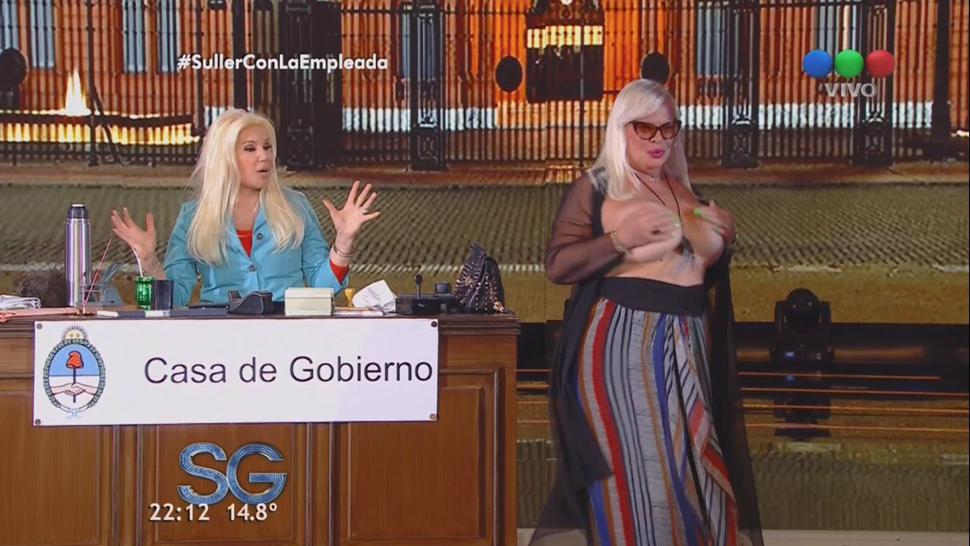 Silvia Suller desafía a "la Empleada Pública" en el programa de Susana Giménez - LA GACETA Salta