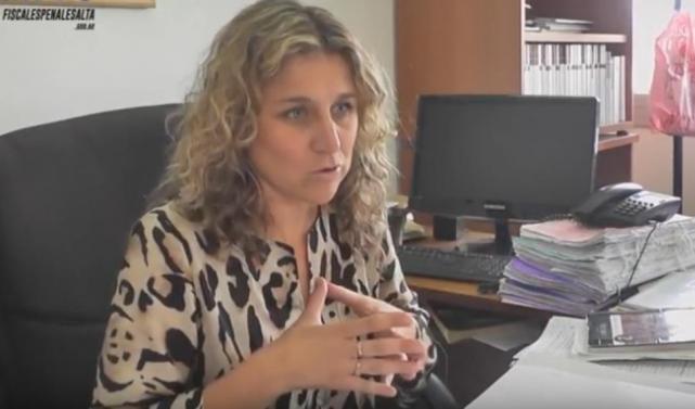 FISCAL LUJÁN SODERO. FOTO CAPTURA DE PANTALLA