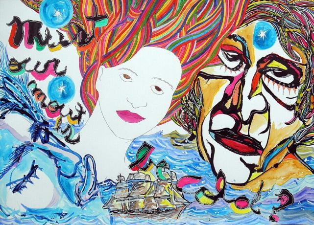 OBRAS DEL ARTISTA ROLY ARIAS QUE EXPONDRÁ EN ITALIA. GENTILEZA DEL ARTISTA