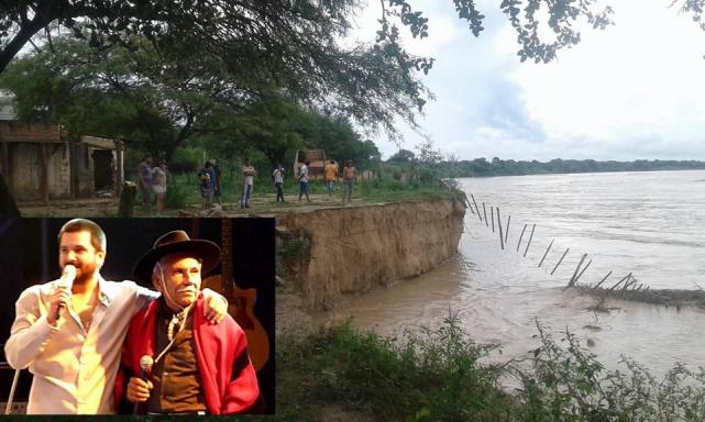 El río y las lluvias arrasaron con parte de la casa del padre de Jorge Rojas  - LA GACETA Salta