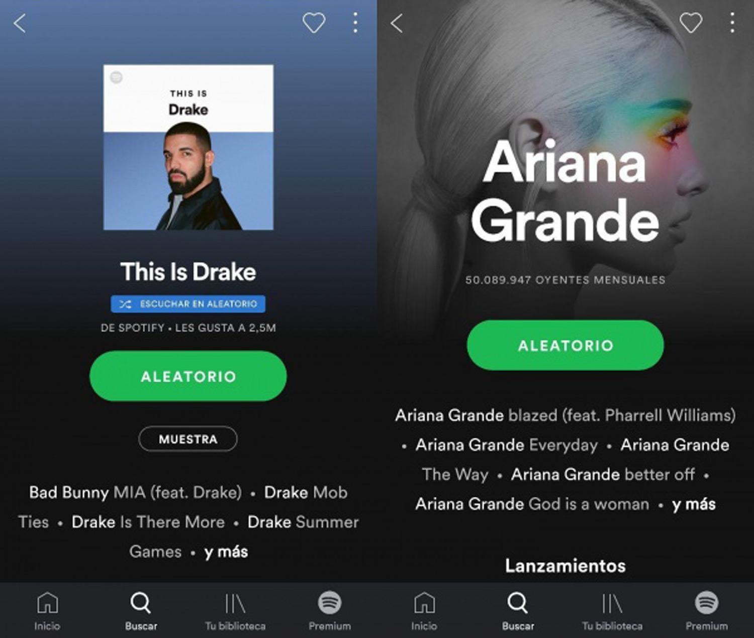 Según Spotify, estos son los artistas más escuchados del año en el país