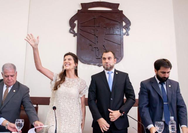 Bettina Romero inauguró un nuevo período de sesiones en el Concejo Deliberante. FOTO LA GACETA / Rodrigo Magna