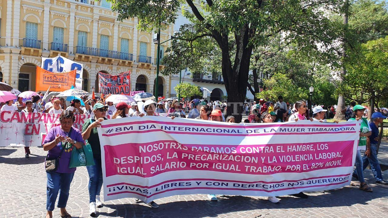 Video En El Día Del Paro De Mujeres En Salta Se Repudió La Violencia Machista La Gaceta Salta 